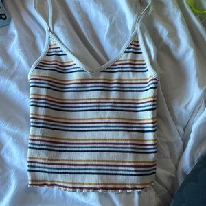 pacsun crop top tank top size xs
